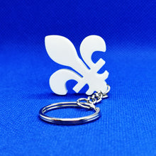 Charger l'image dans la galerie, 50 pour cent +1 - Porte-clef fleur de lys Blanc
