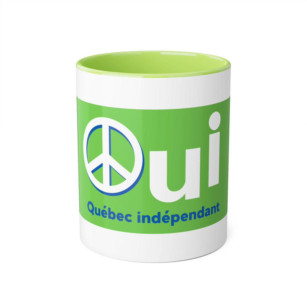 Tasse OUI 1995 (vert)