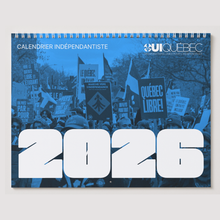 Charger l'image dans la galerie, Calendrier 2026 des OUI Québec
